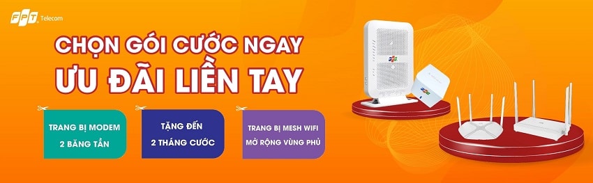 Giới thiệu 2 Khuyen mai khi dang ky lap mang internet wifi qua tong dai FPT Gia Lai