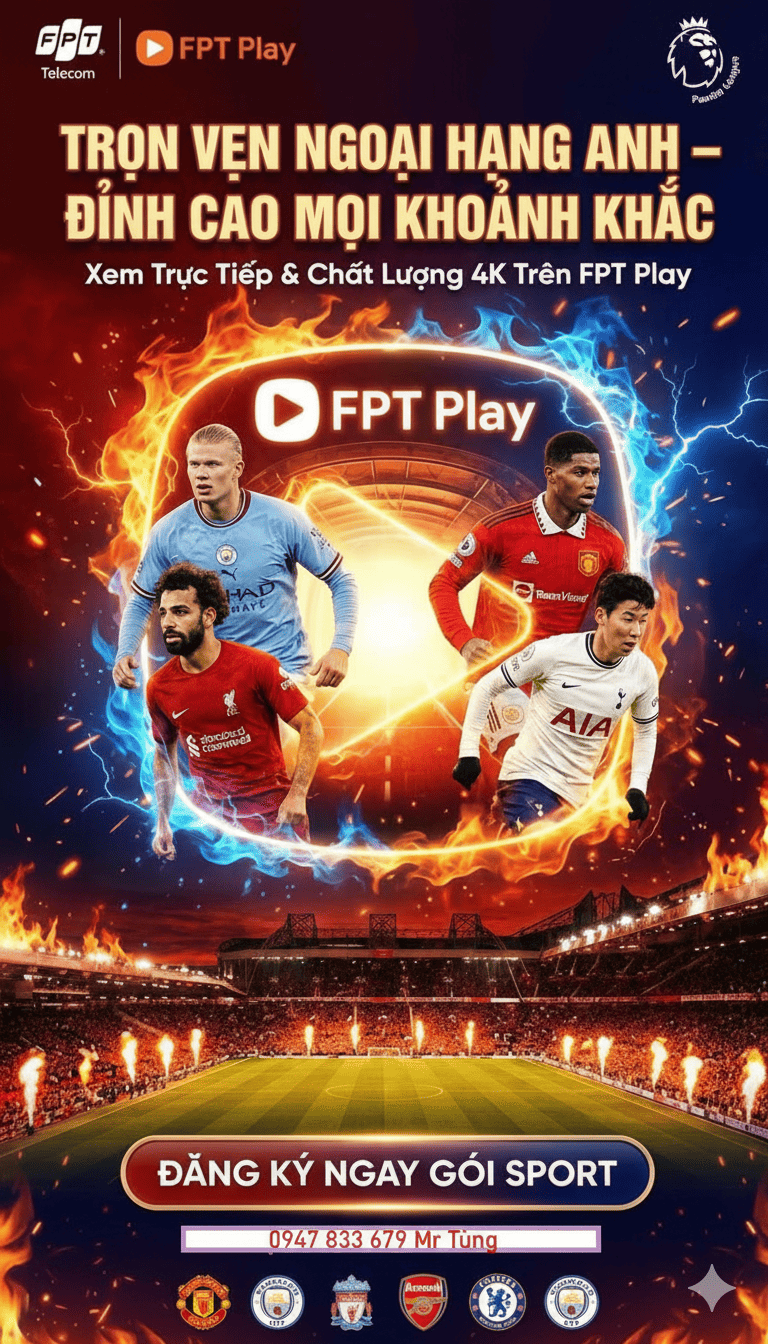 Xem Ngoại Hạng Anh Ở Đâu...? Kênh K+ 6 xem ngoai hang ten fpt play